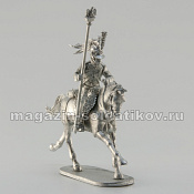 Сборная миниатюра из металла Орлоносец - драгун, 28 мм, Аванпост - фото