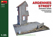 Сборная модель из пластика Арденнская улица MiniArt (1/35) - фото