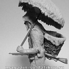 Сборная миниатюра из металла Робинзон Крузо:следы на песке 54 мм, Chronos miniatures
