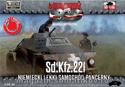 Сборная модель из пластика Sd.Kfz.221 German Light Armored Car 1:72, First to Fight