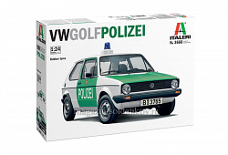 Сборная модель из пластика ИТ Автомобиль VW GOLF POLIZEI (1/24) Italeri