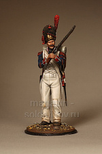 Сборная фигура из смолы SM 5413 Французский гренадёр линейной пехоты. Битва при Ваграме. 1809, 54 мм, SOGA miniatures - фото