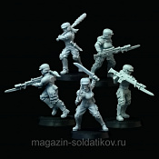 Female Soldiers in melee Miniatures, 28mm, Brother Vinni - фото