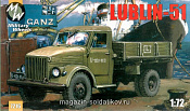 Сборная модель из пластика Польский грузовик Lublin-51 MW Military Wheels (1/72) - фото