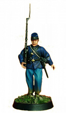 Сборная миниатюра из металла Федеральный пехотинец (40 мм) Драбант - фото