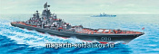 Сборная модель из пластика Атомный ракетный крейсер «Адмирал Нахимов» 1:700 Моделист - фото