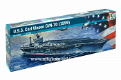 Сборная модель из пластика ИТ Корабль U.S.S. CARL VINSON (1/720) Italeri - фото