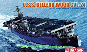 Сборная модель из пластика Д Авианосец U.S.S. Belleau Wood CVL-24 (1:700) Dragon - фото