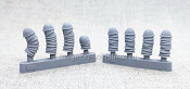 Сборная фигура из смолы SM 3117 Трофейные японские каски в стопках, 1:35, SOGA miniatures - фото