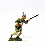 Миниатюра из олова Тюфекчи-мушкетер провинциальной пехоты XVIII Османская империя, 54 мм, Большой полк - фото