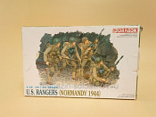 Сборные фигуры из пластика 6021 Д Солдаты US Rangers (1/35) Dragon - фото